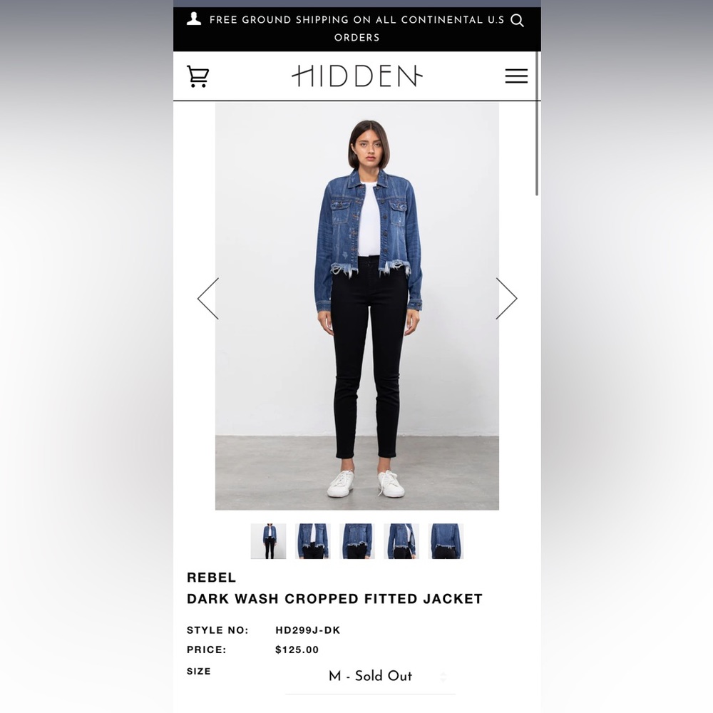 Trendy Hidden Jean Jacket